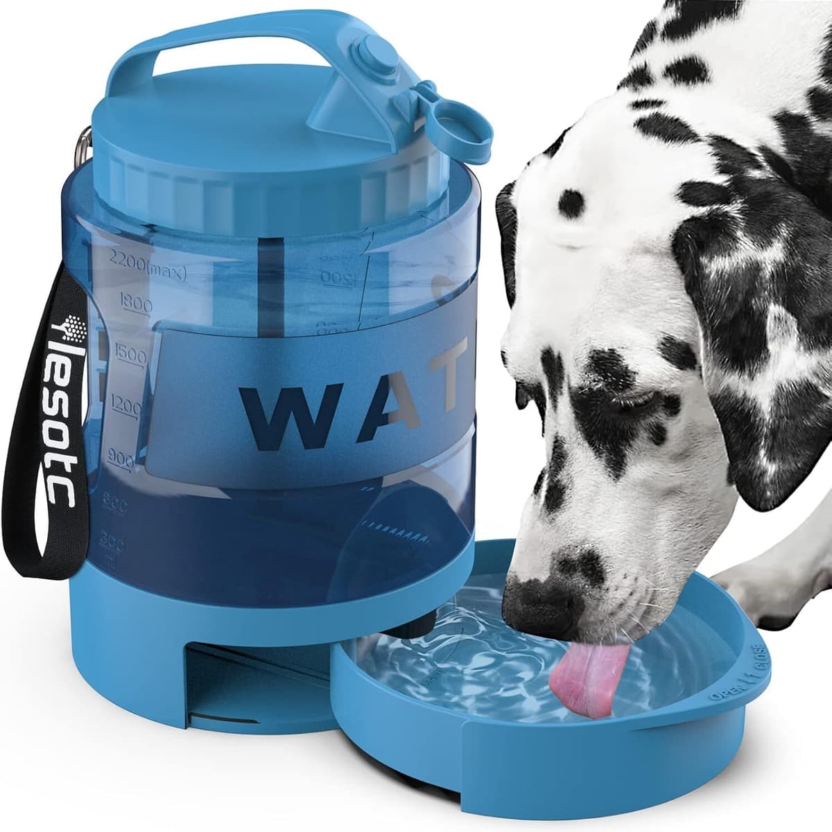 Dog water bowl dispenser