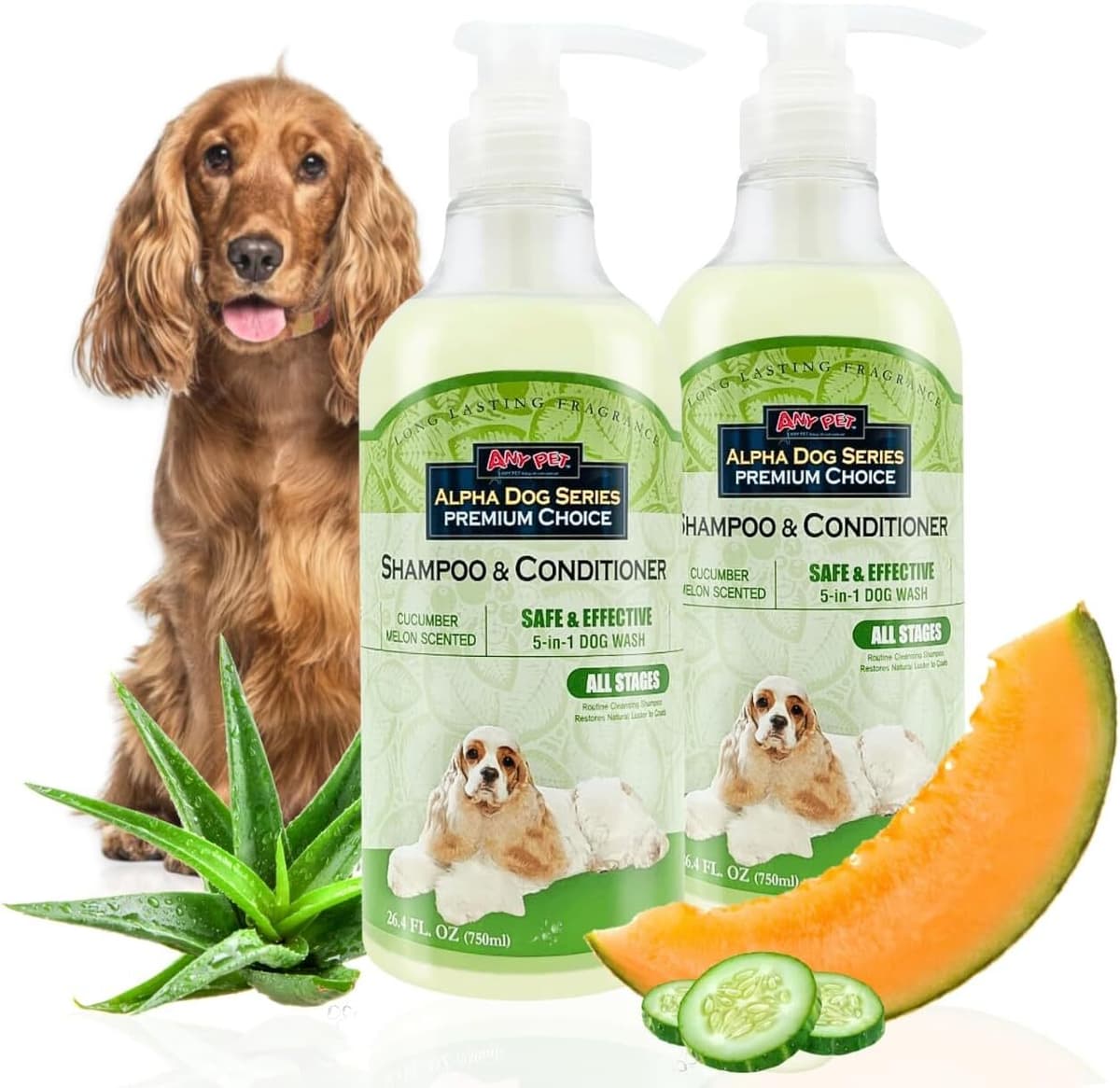 Alpha Dog Series Natural Dog Shampoo and Conditioner
